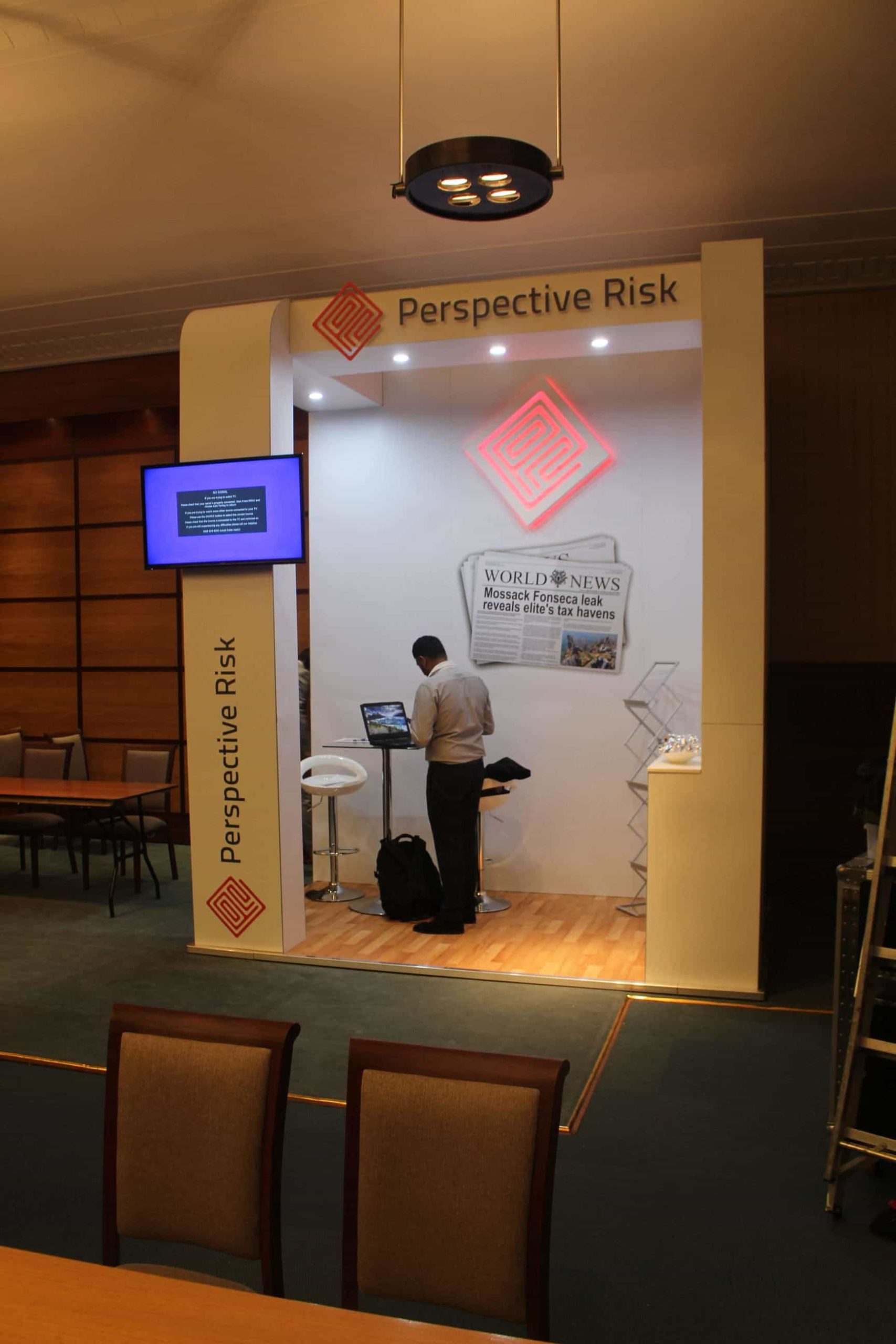 3d logo exhibition stand