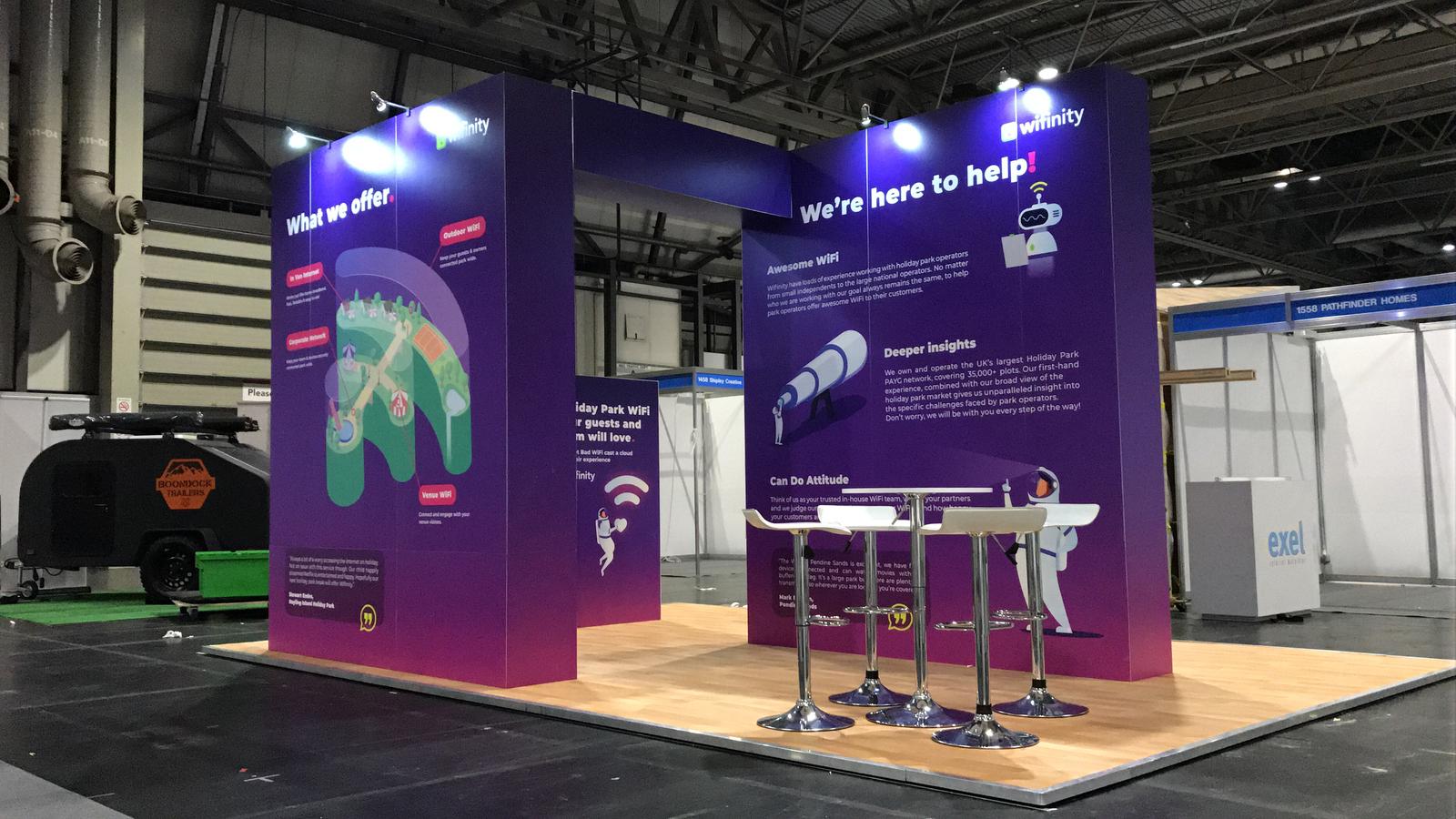 networking exhibition stands