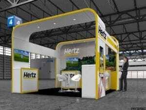 hertz exhibition stand