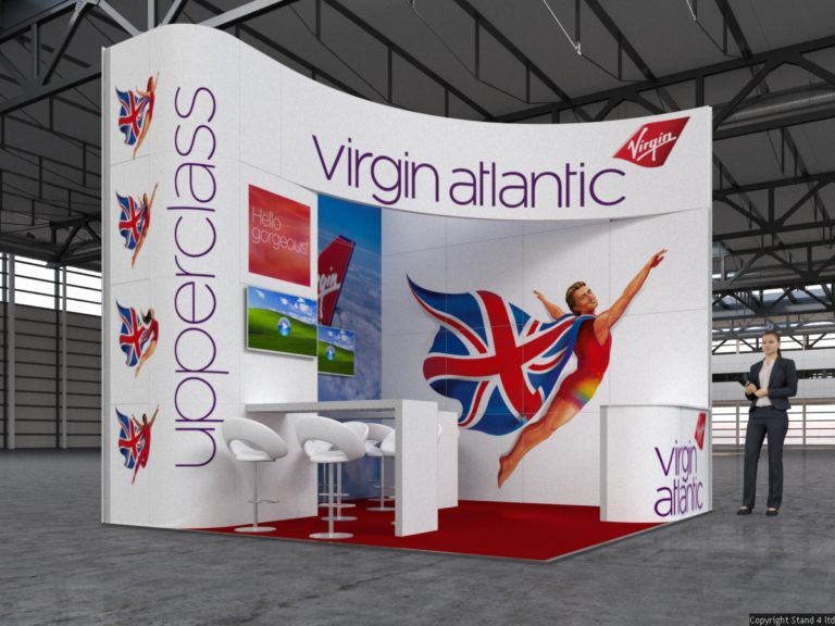 virgin exhibition stand