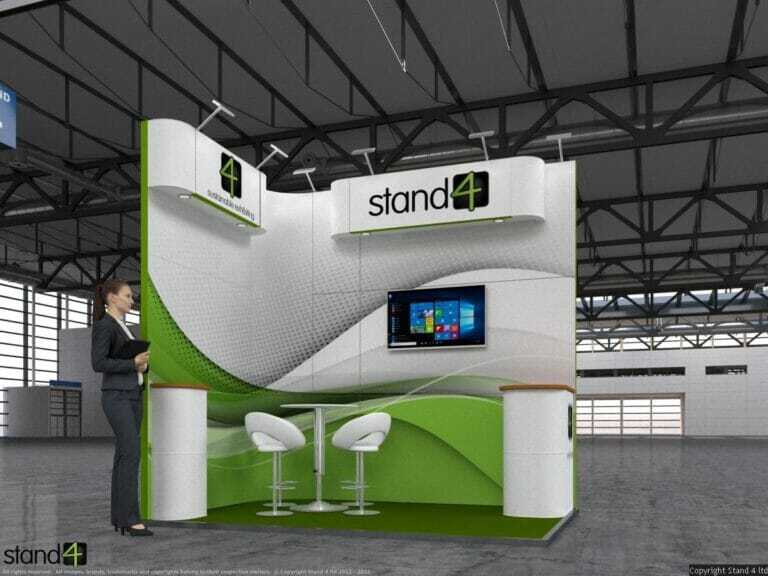 3x2 trade show stand