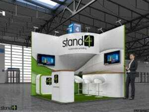 3x3 exhibition display