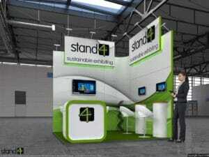 backlit led exhibition stand