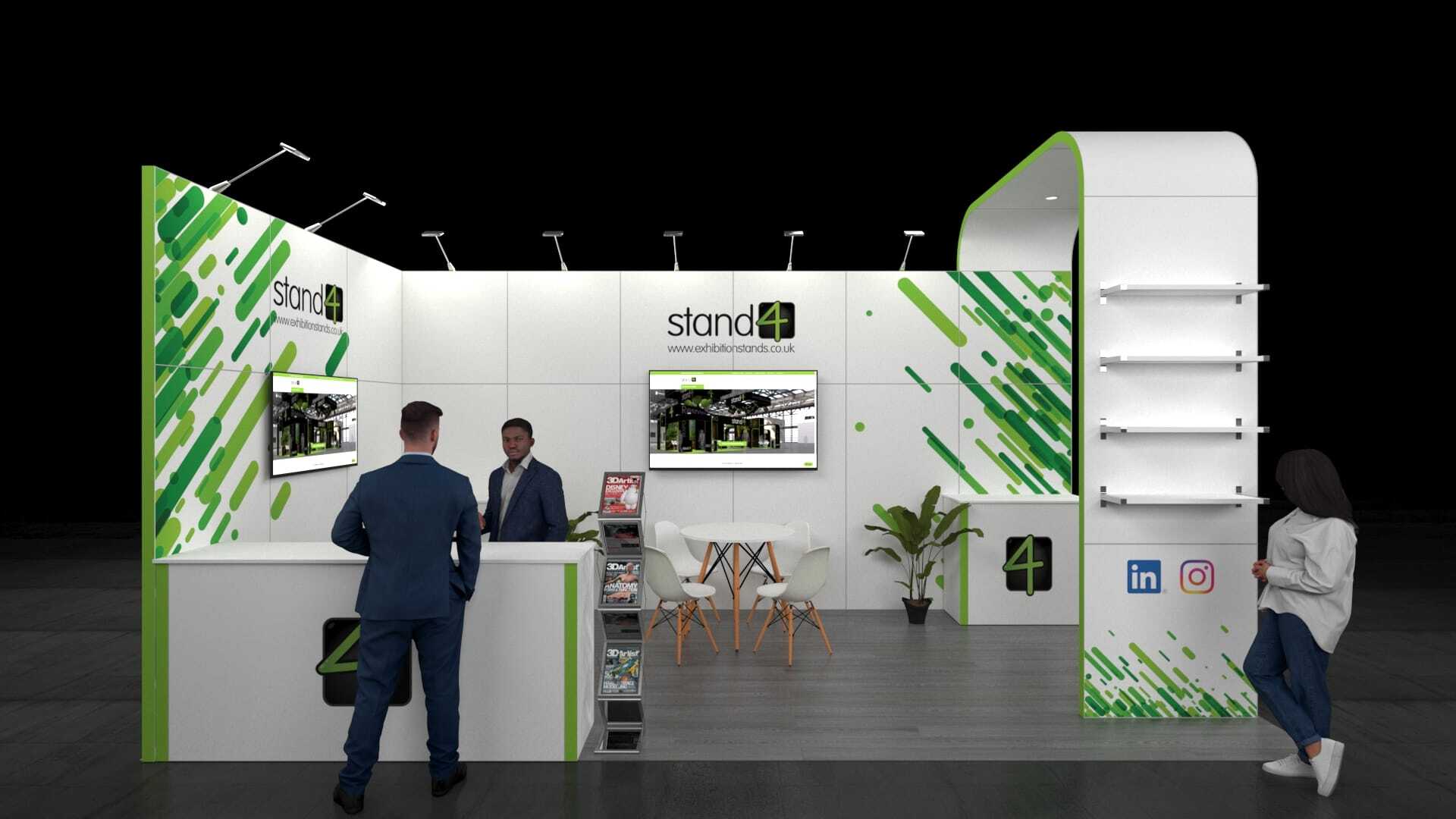 6x3 exhibition stand
