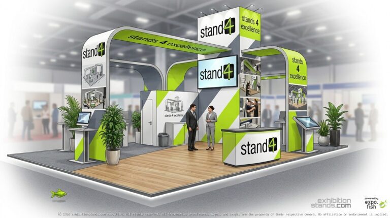 A conceptual exhibition stand