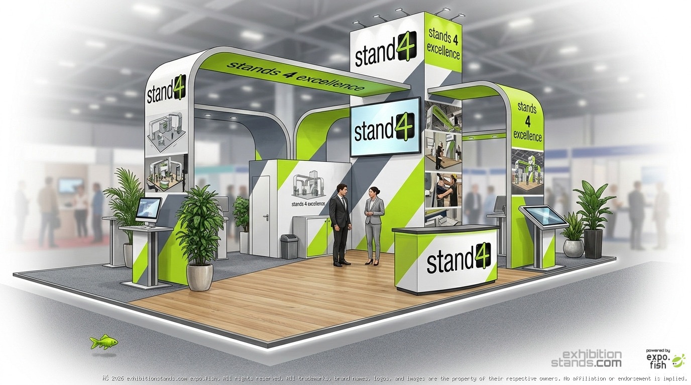 A conceptual exhibition stand