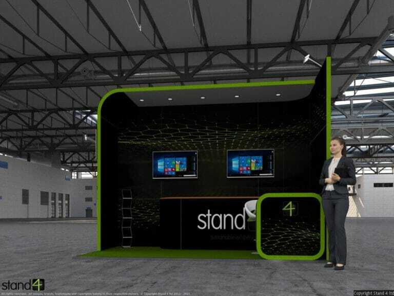 archway exhbition stand 4m