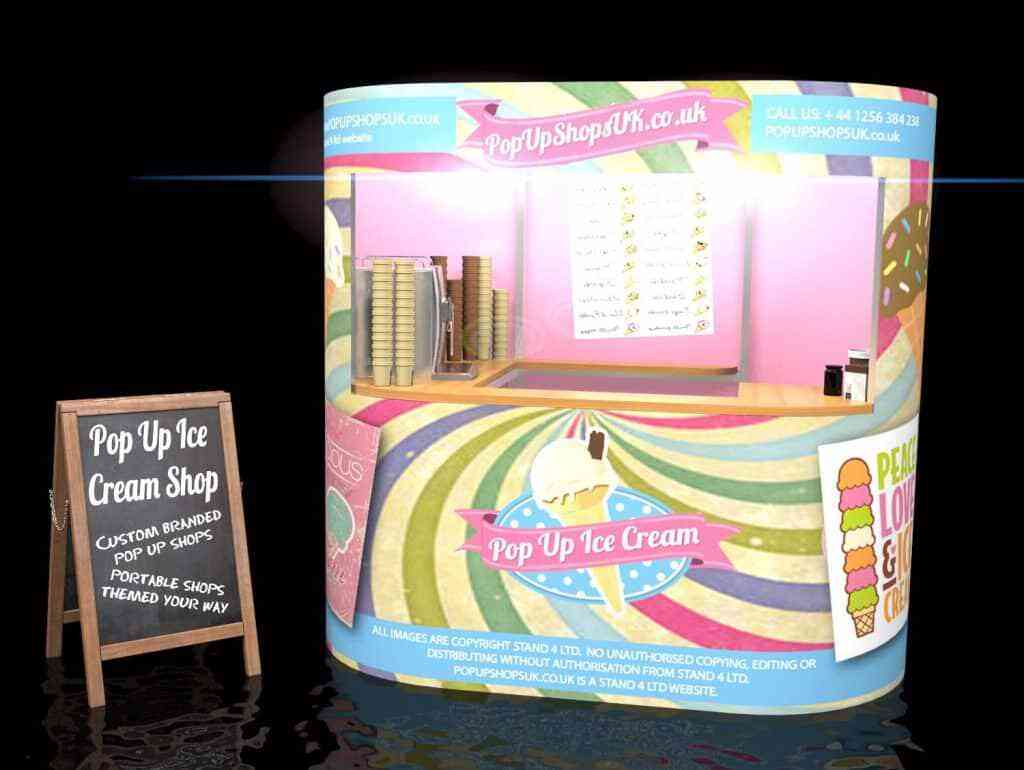 popup ice cream shop pop up shop icecream sales