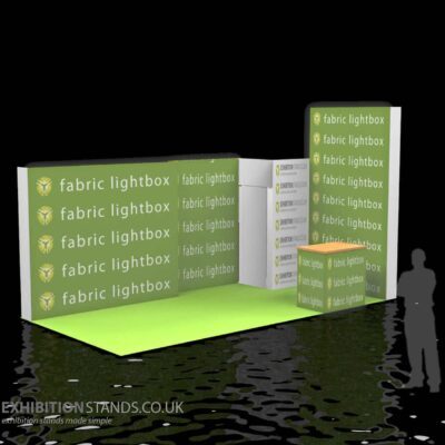 fabric clad exhibition stands