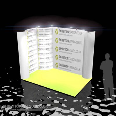 3d view of exhibition stands