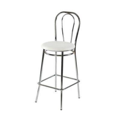 white deco stool