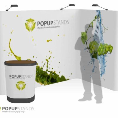 L shaped pop up