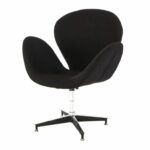 swan chair black