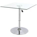 glass square bar table hire glass bar table hire