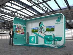 deliveroo exhibition stand