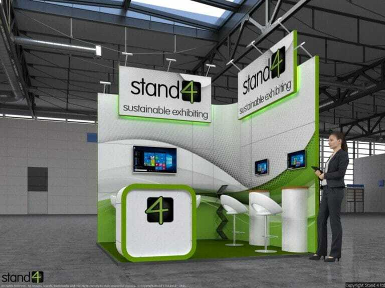 backlit led exhibition stand
